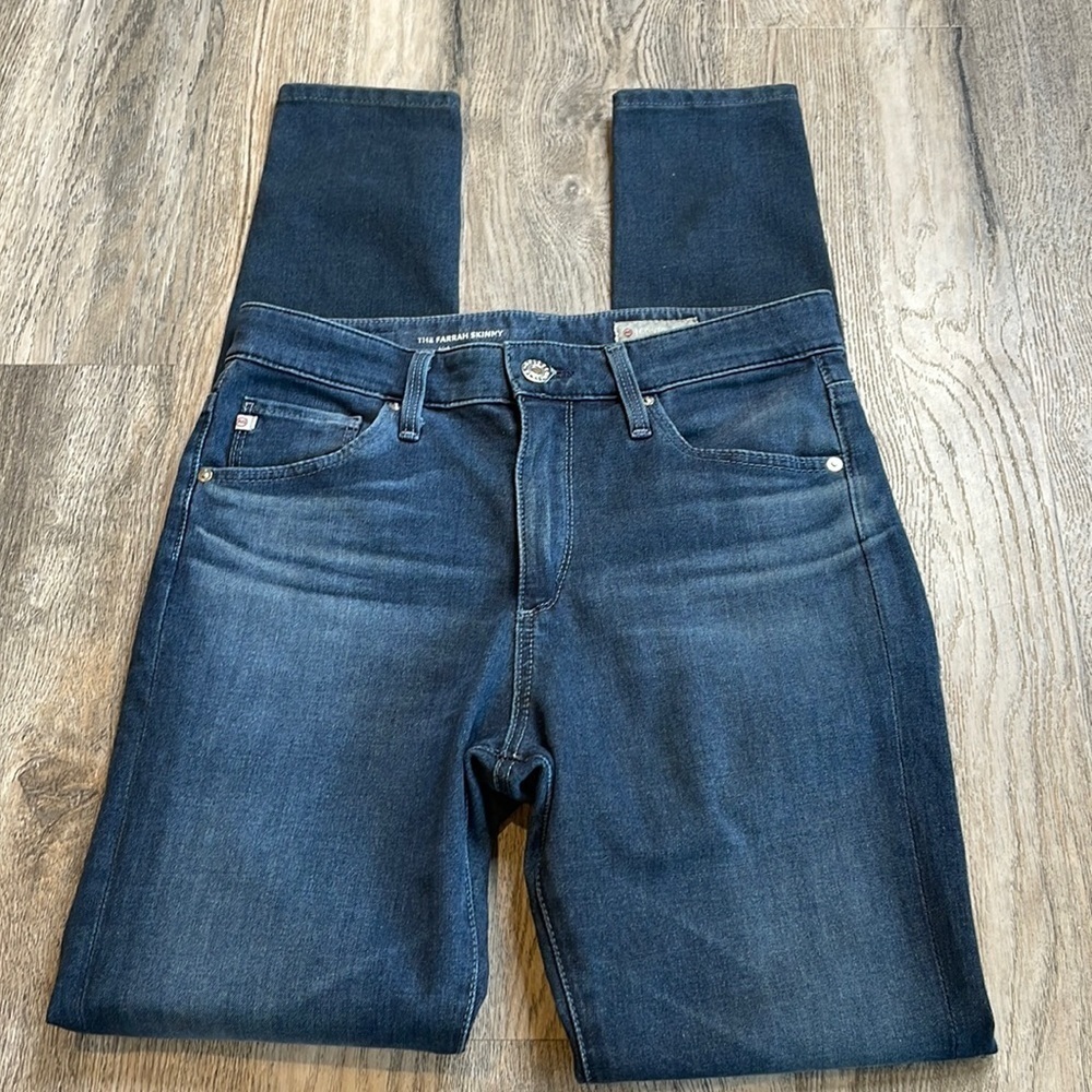 AG Women’s The Farrah Skinny High Rise Skinny Contour 360 Jeans size 26R